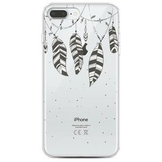 Чехол Силиконовый iPhone 8 Plus Гирлянда из перьев 3 Case Place