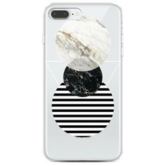 Чехол Силиконовый iPhone 8 Plus Пирамида из кругов Case Place