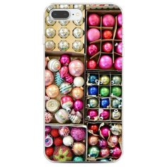 Чехол Силиконовый iPhone 7 Plus Елочные игрушки Case Place