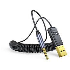 Адаптер Bluetooth 5.0 Sellerweb MX-C11 автомобильный беспроводной Audio AUX 3,5 мм., машины, стереосистема, телевизор, беспроводные наушники, микрофон, управление звонками