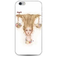 Чехол Силиконовый iPhone 6S Весы прическа Case Place