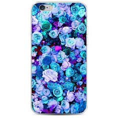 Чехол Силиконовый iPhone 6S Цветочный ковер Case Place