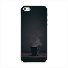 Чехол Силиконовый iPhone 5/5S/SE Пар из кружки Case Place