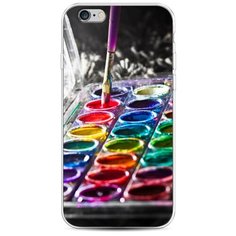Чехол Силиконовый iPhone 6 Палитра красок Case Place