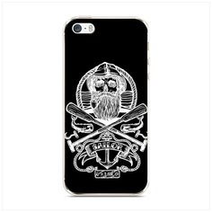 Чехол Силиконовый iPhone 5/5S/SE Тату моряк Case Place