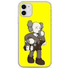 Силиконовый чехол "Кукла KAWS" на Apple iPhone 11 / Айфон 11 Case Place