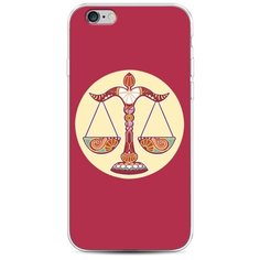 Чехол Силиконовый iPhone 6S Весы Case Place