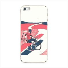 Чехол Силиконовый iPhone 5/5S/SE Хобби велосипед 4 Case Place