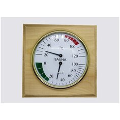 Банная станция биметаллическая 2 в 1Д, термометр/гигрометр Первый термометровый завод