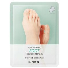 The Saem Маска-носочки для ног Pure Natural Foot Treatment Mask 16 г пакет