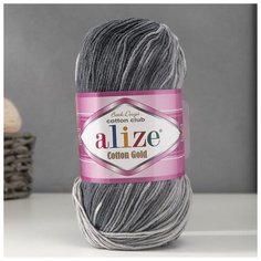 Пряжа "Cotton Gold Batik" 55% хлопок, 45% акрил, 330м/100гр (2905) 5505434 Alize