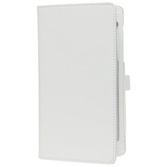 Кожаный чехол подставка для Lenovo TAB 3 730x GSMIN Series CL (Белый)