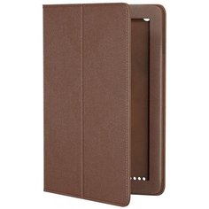 Кожаный чехол подставка для iPad 2/3 и iPad 4 GSMIN Series CL (Коричневый)