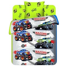 Детское постельное белье Василек 1,5-спальное "Крутое ралли"