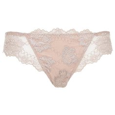 Lormar Трусы Perfect слипы кружевные низкой посадки, размер 4, noisette