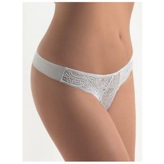 Lormar Трусы Roxy стринги низкой посадки с кружевом, размер 3, bianco