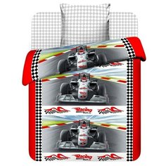 Детское постельное белье Василек 1,5-спальное "Автогонки"