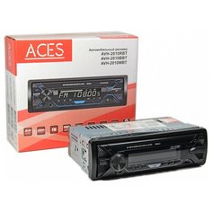 Автомагнитола ACES AVH-2010WBT, черный/белая подсветка