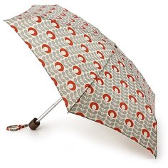 L744-3209 FlowerOvalStemTomato (Цветок красный) Зонт женский механика Orla Kiely Fulton