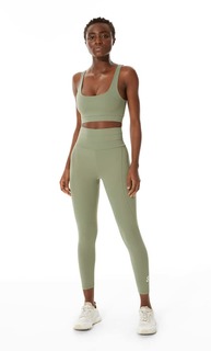 Stradivarius Спортивный Бюстгальтер Хаки S