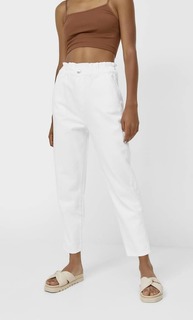 Stradivarius Джинсы Свободного Кроя Из Твила Белый Xl