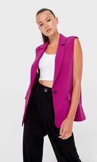 Stradivarius Строгий Жилет Multicolor Xl