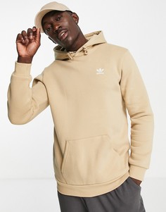 Худи бежевого цвета adidas Originals Essentials-Светло-бежевый цвет