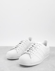 Белые кроссовки на шнуровке adidas Originals Superstar-Белый