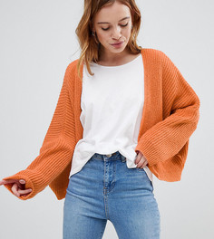 Кардиган в рубчик ASOS PETITE-Оранжевый