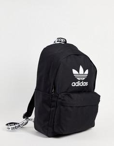 Черный рюкзак с логотипом-трилистником adidas Originals-Черный цвет