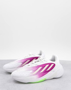 Кроссовки белого и фиолетового цвета adidas Originals Ozelia-Белый