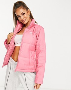 Короткий пуховик розового цвета adidas Originals-Розовый цвет