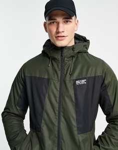 Куртка цвета хаки Jack & Jones-Зеленый цвет