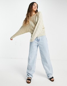 Кремовый джемпер с вырезом-лодочкой Vero Moda-Белый