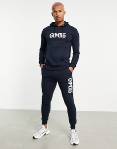 Темно-синий трикотажный спортивный костюм Gym 365