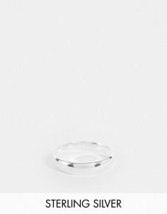 Кольцо из стерлингового серебра на мизинец ASOS DESIGN-Серебряный