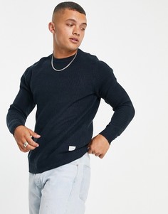 Темно-синий джемпер с круглым вырезом Jack & Jones