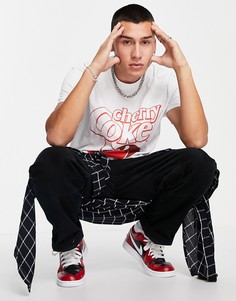 Белая футболка с принтом "Cherry Coke" ASOS DESIGN-Белый