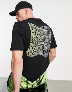 Oversized-футболка с принтом Bolongaro Trevor Sport-Черный цвет