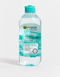 Очищающая мицеллярная вода для обезвоженной кожи с гиалуроновой кислотой и алоэ Garnier, 400 мл-Бесцветный