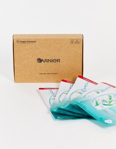 Набор из 5 тканевых масок с экстрактом чайного дерева и салициловой кислотой Garnier Pure Active (скидка -25%)-Бесцветный