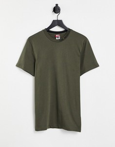 Футболка цвета хаки The North Face Zumu-Зеленый цвет
