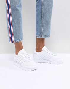 Белые кожаные кроссовки adidas Originals-Белый