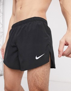 Черные шорты Nike Running Fast-Черный цвет