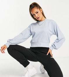 Нежно-голубой свитшот с объемными рукавами Puma Classics