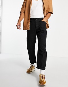 Черные джинсы свободного кроя Topman-Черный цвет
