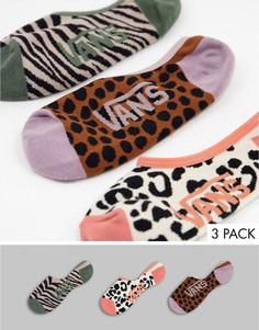 Носки со звериным принтом разных цветов Vans Safari-Разноцветный