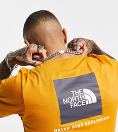 Желтая футболка с серой отделкой The North Face Red Box – эксклюзивно для ASOS-Желтый
