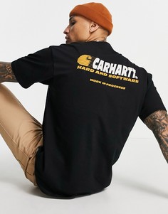 Черная футболка Carhartt WIP Software-Черный цвет