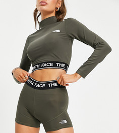 Короткие облегающие шорты цвета хаки The North Face - эксклюзивно для ASOS-Зеленый цвет